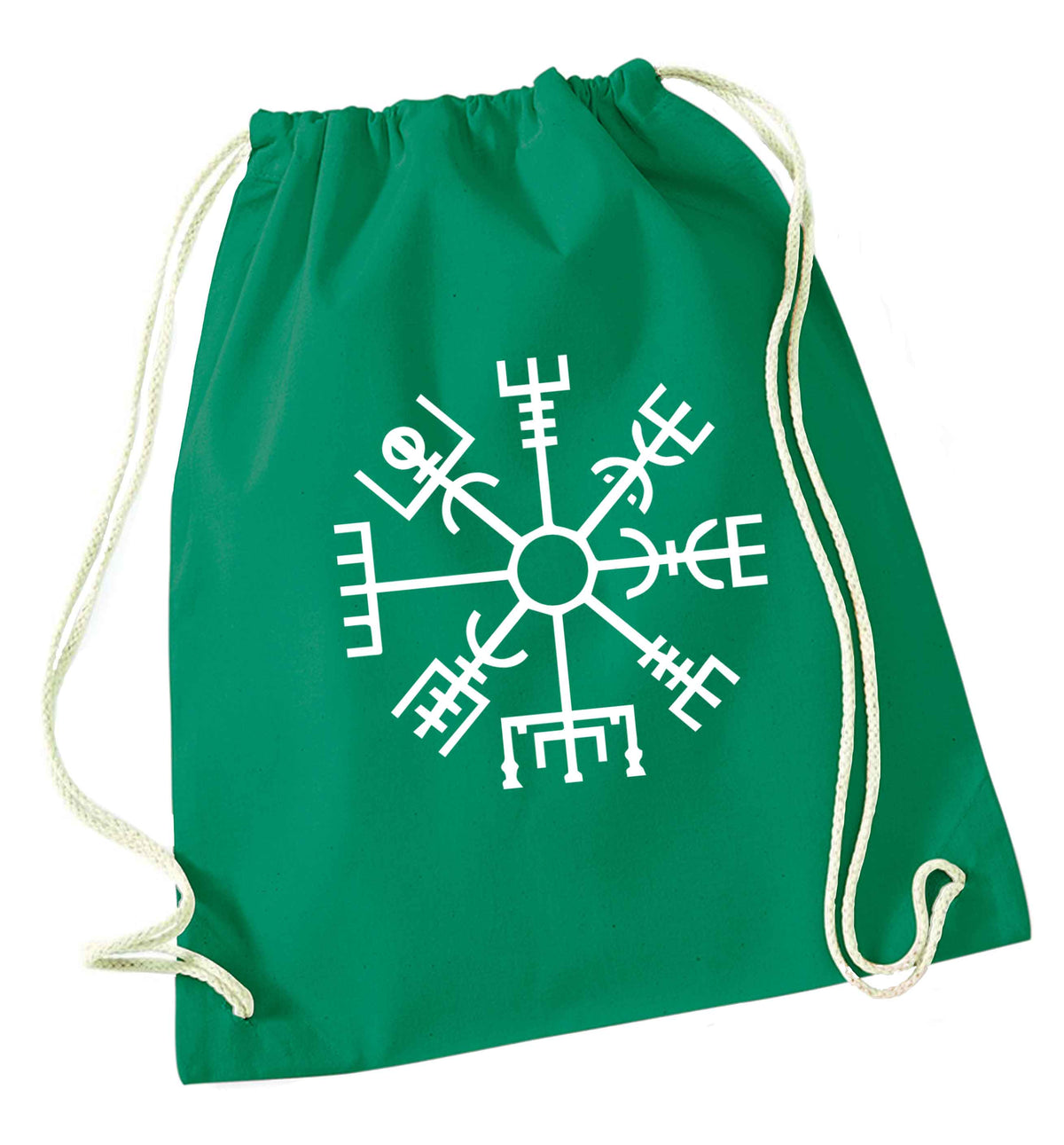 Vegv‚Äö√Ñ√¥sir wayfinder green drawstring bag