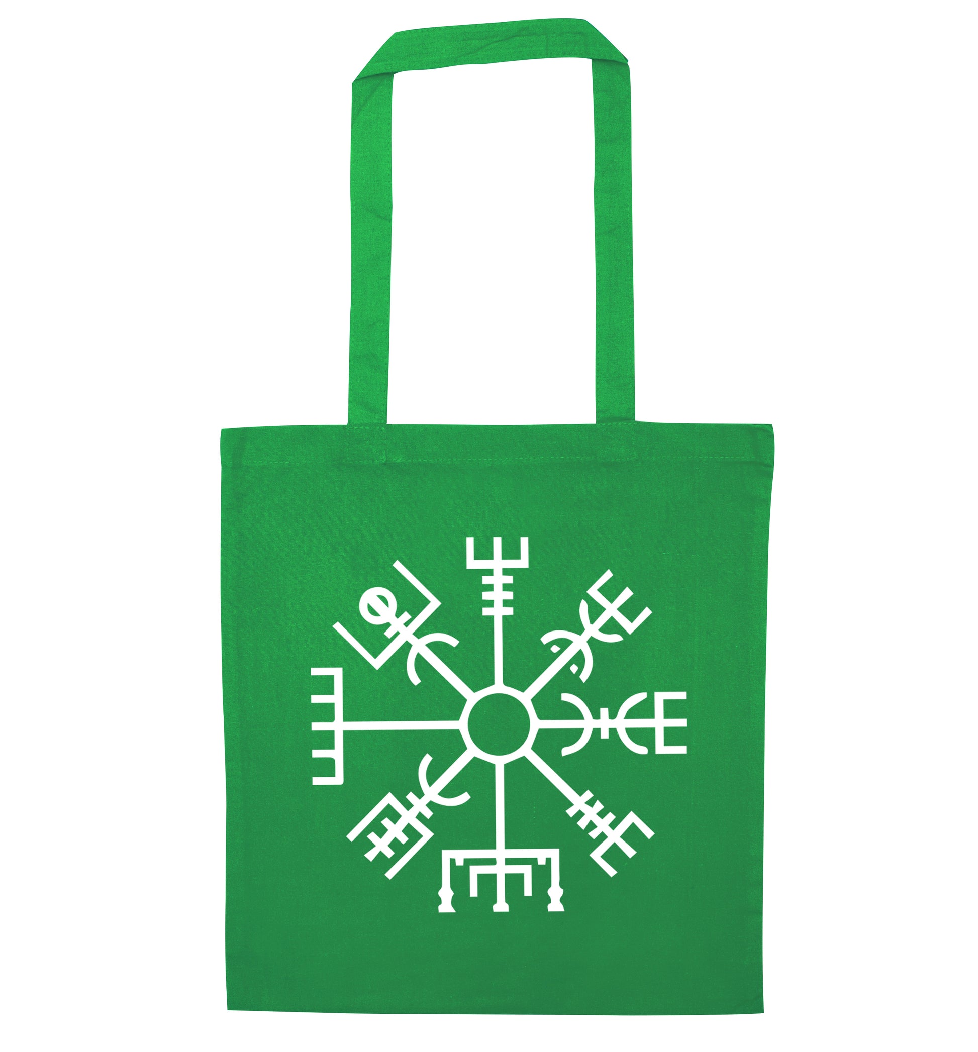 Vegvisir green tote bag