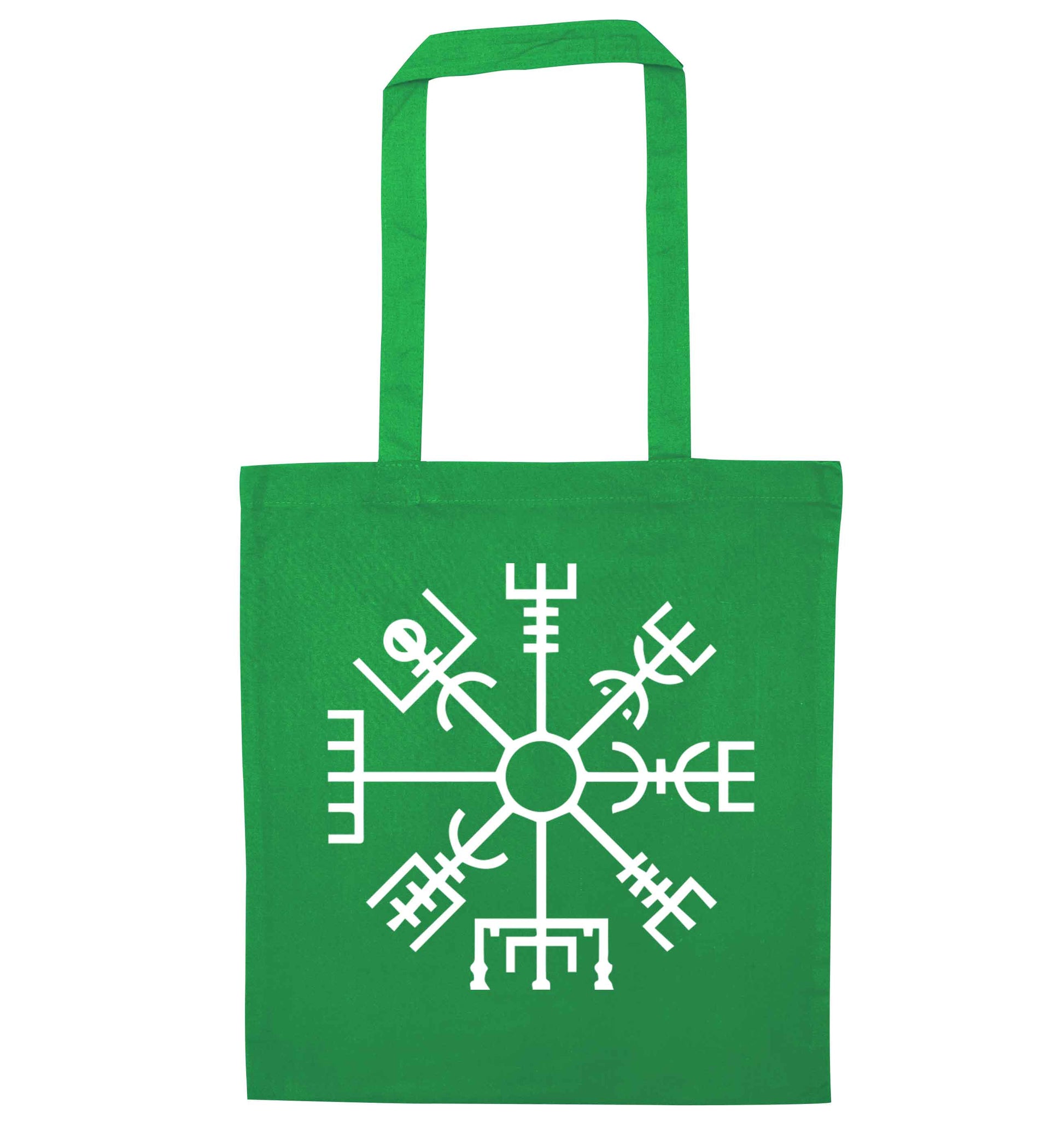 Vegv‚Äö√Ñ√¥sir wayfinder green tote bag