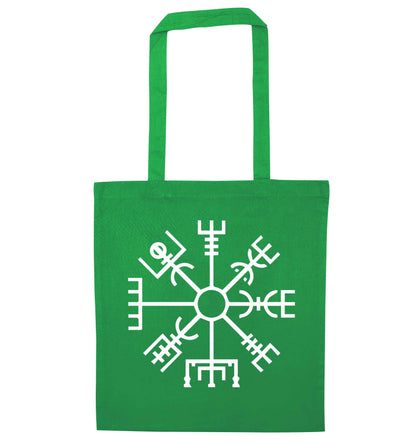 Vegv‚Äö√Ñ√¥sir wayfinder green tote bag