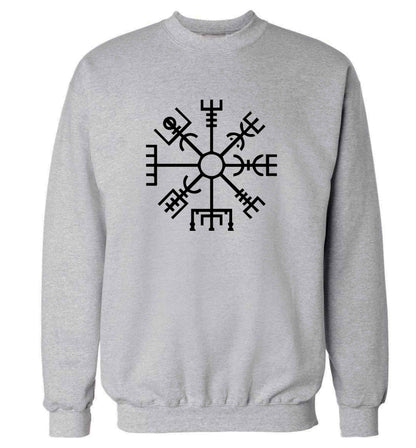 Vegv‚Äö√Ñ√¥sir wayfinder adult's unisex grey sweater 2XL