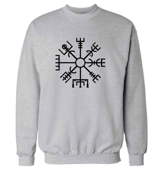 Vegv‚Äö√Ñ√¥sir wayfinder adult's unisex grey sweater 2XL