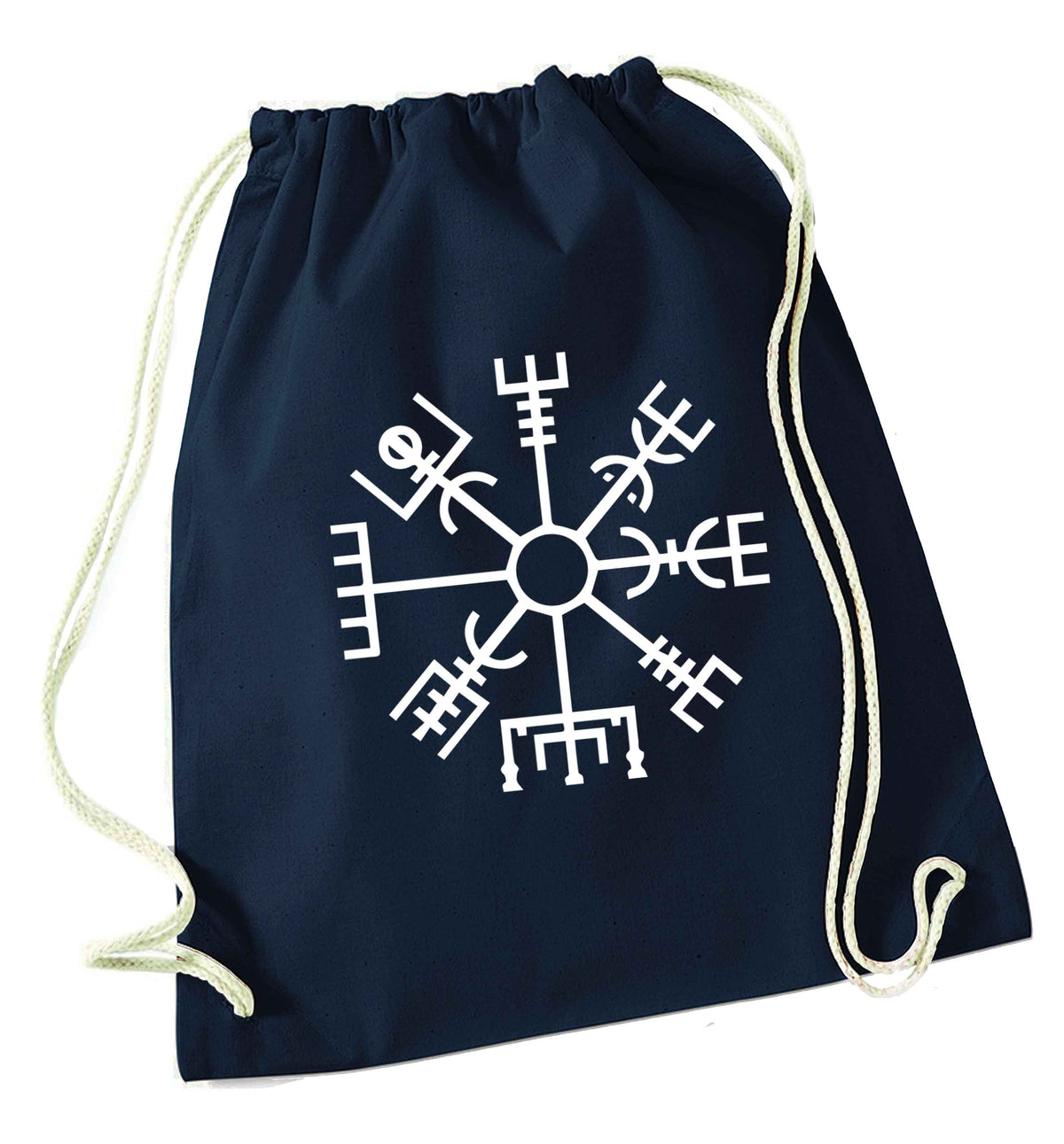 Vegv‚Äö√Ñ√¥sir wayfinder navy drawstring bag