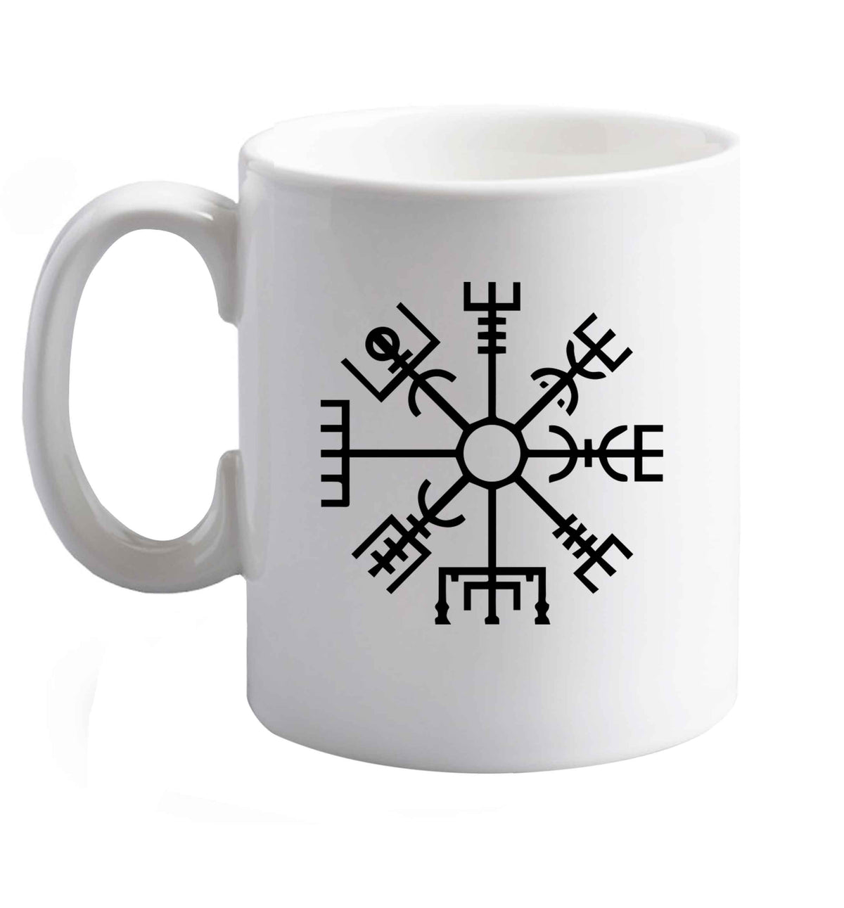 10 oz Favourite Type Pan Pancake ceramic mug right handed