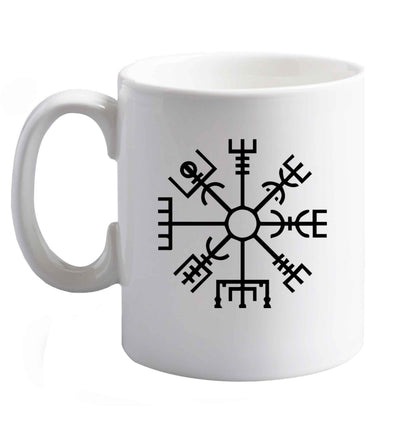10 oz Favourite Type Pan Pancake ceramic mug right handed
