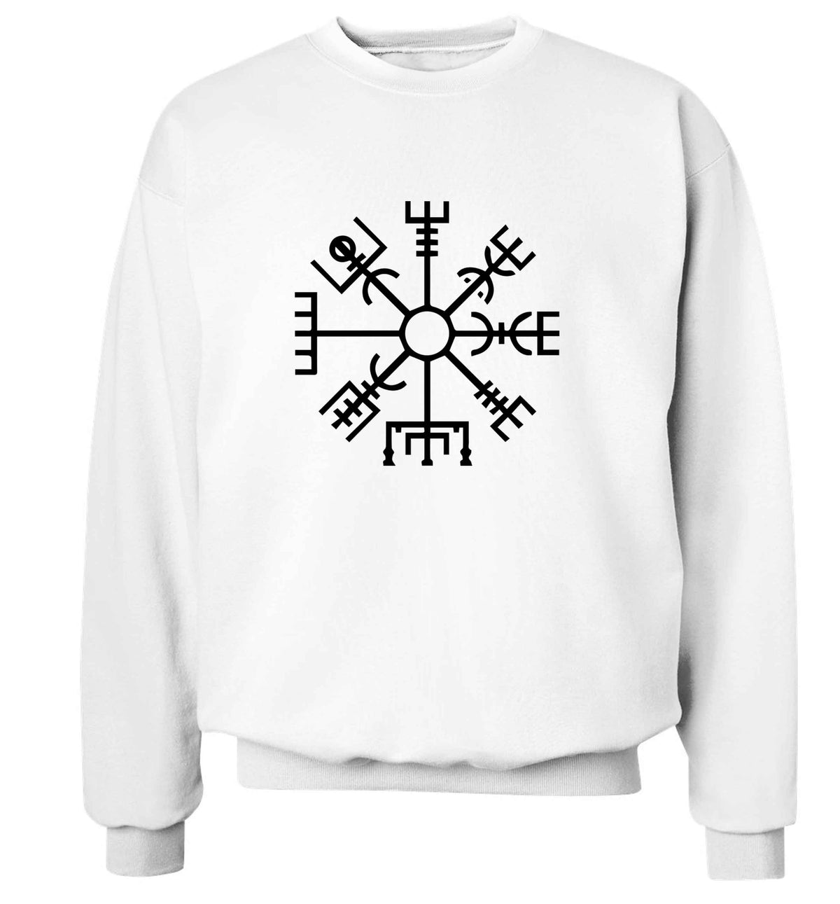 Vegv‚Äö√Ñ√¥sir wayfinder adult's unisex white sweater 2XL