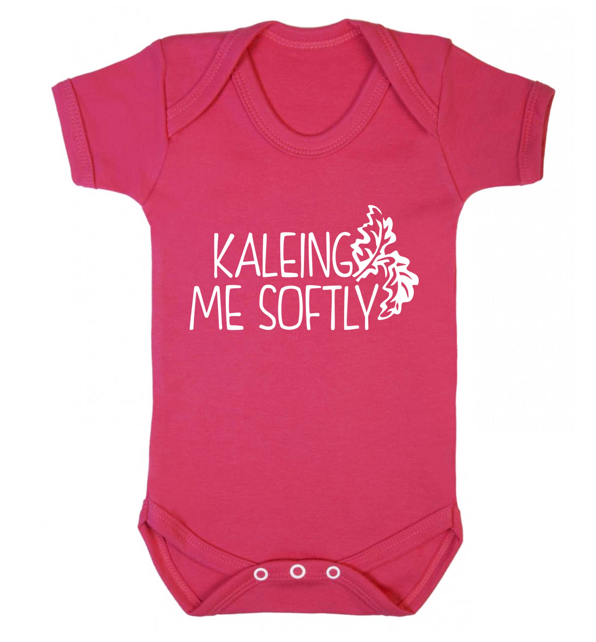 Kaleing me softly Baby Vest dark pink 18-24 months
