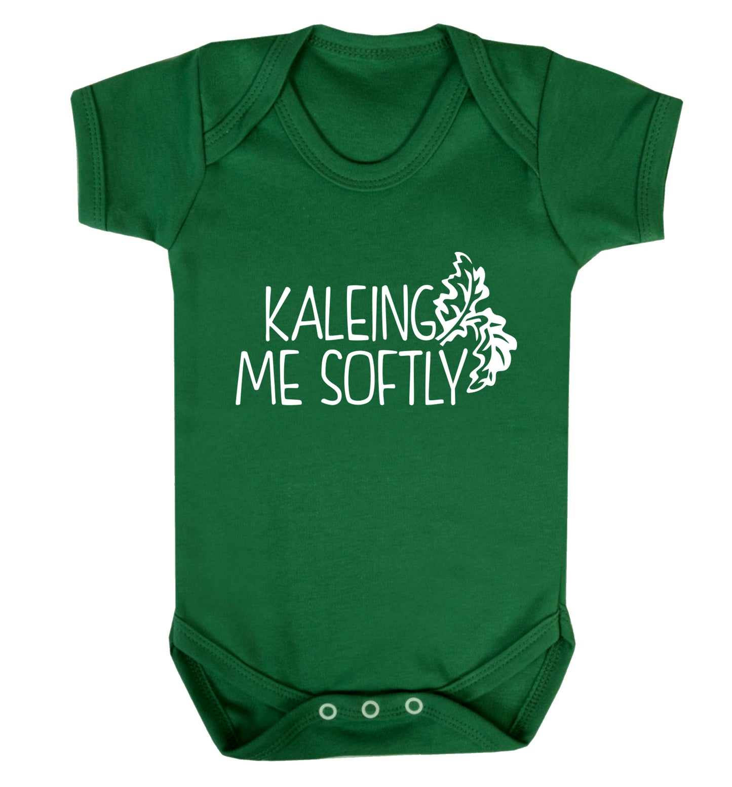 Kaleing me softly Baby Vest green 18-24 months