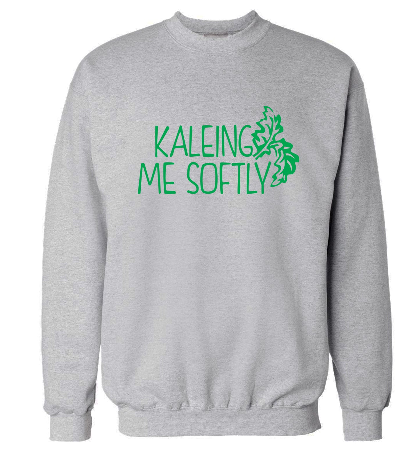 Kaleing me softly Adult's unisex grey Sweater 2XL