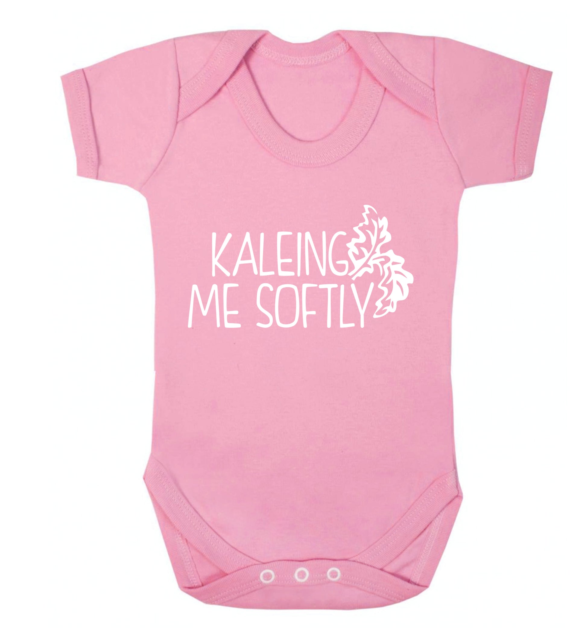 Kaleing me softly Baby Vest pale pink 18-24 months