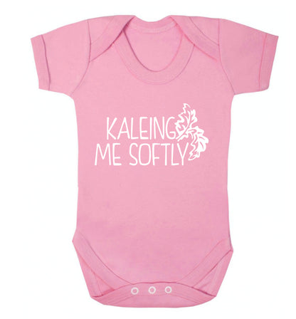 Kaleing me softly Baby Vest pale pink 18-24 months