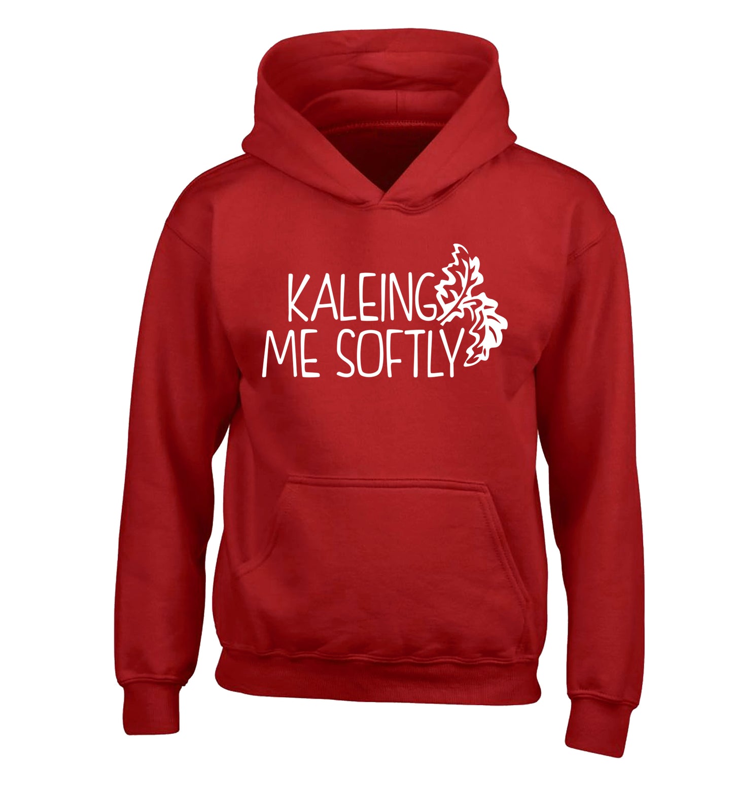 Kaleing me softly children's red hoodie 12-14 Years