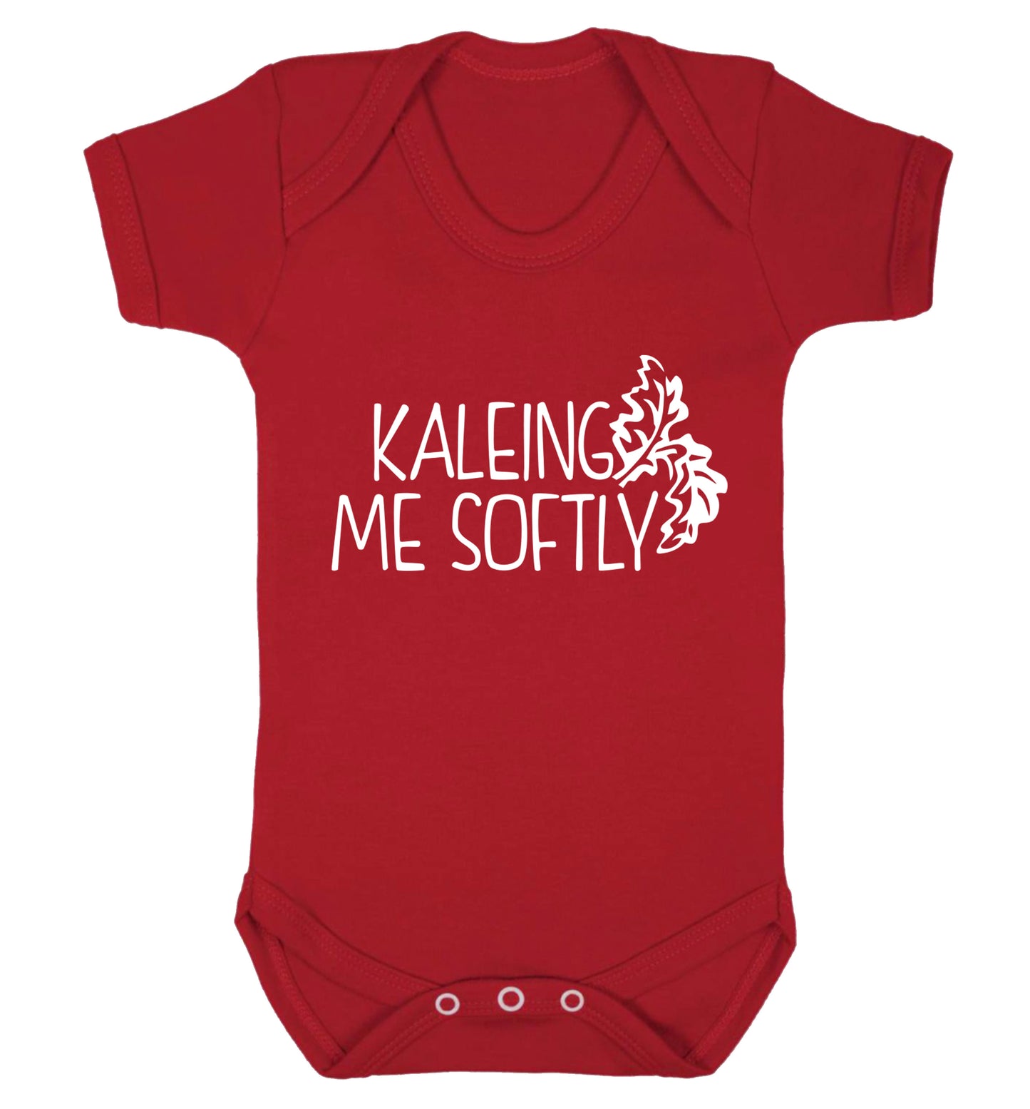 Kaleing me softly Baby Vest red 18-24 months