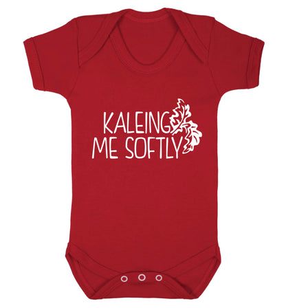 Kaleing me softly Baby Vest red 18-24 months