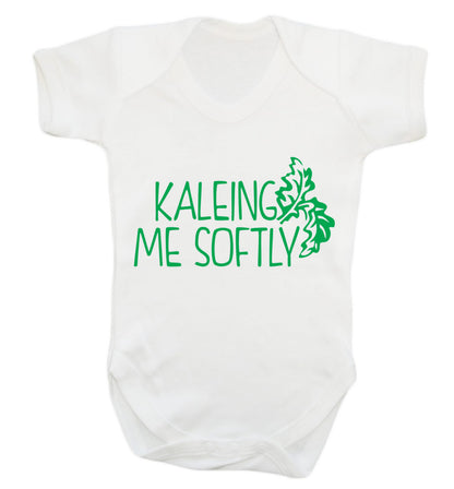 Kaleing me softly Baby Vest white 18-24 months