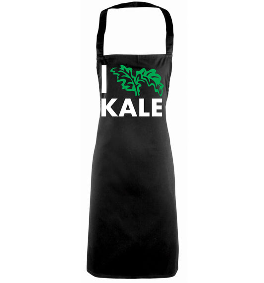 I love kale black apron