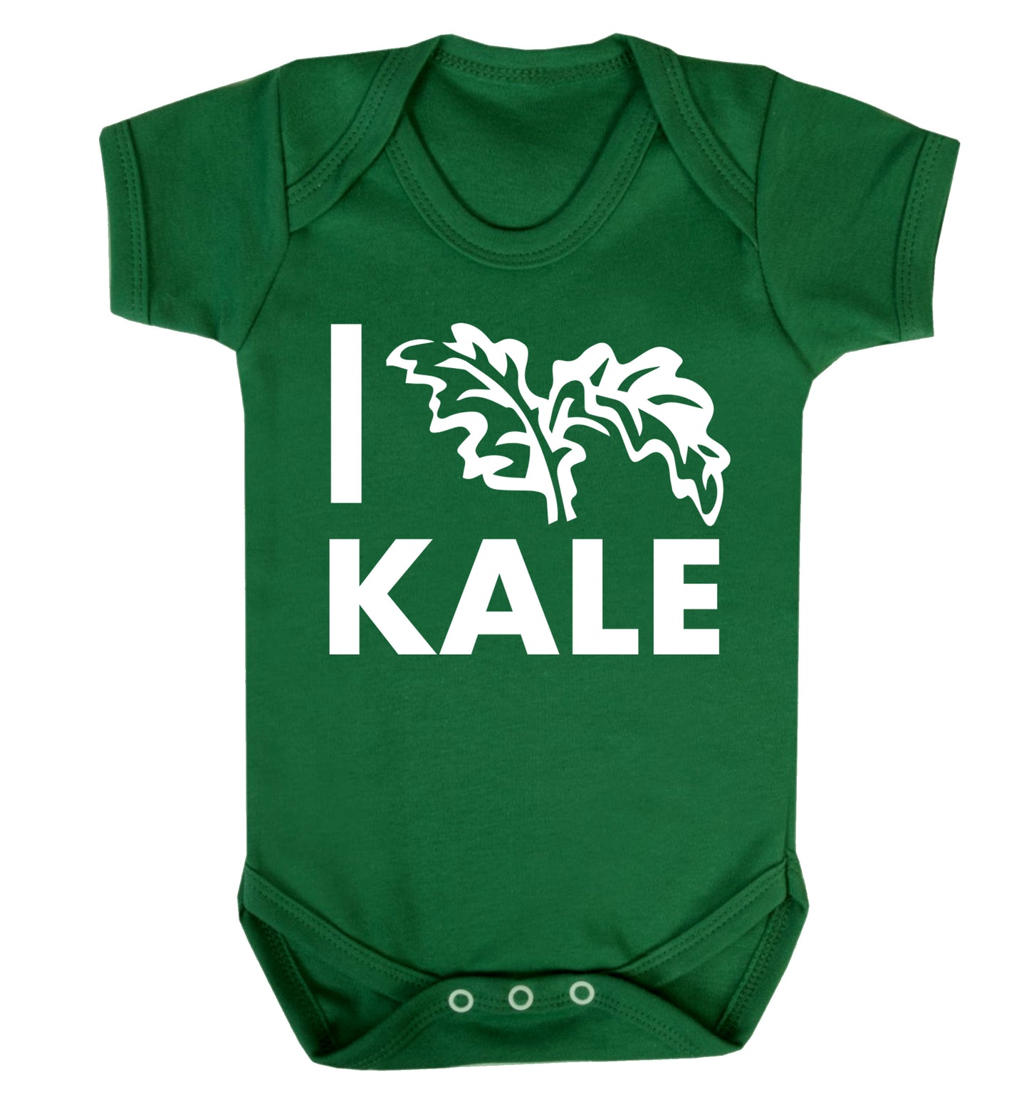 I love kale Baby Vest green 18-24 months