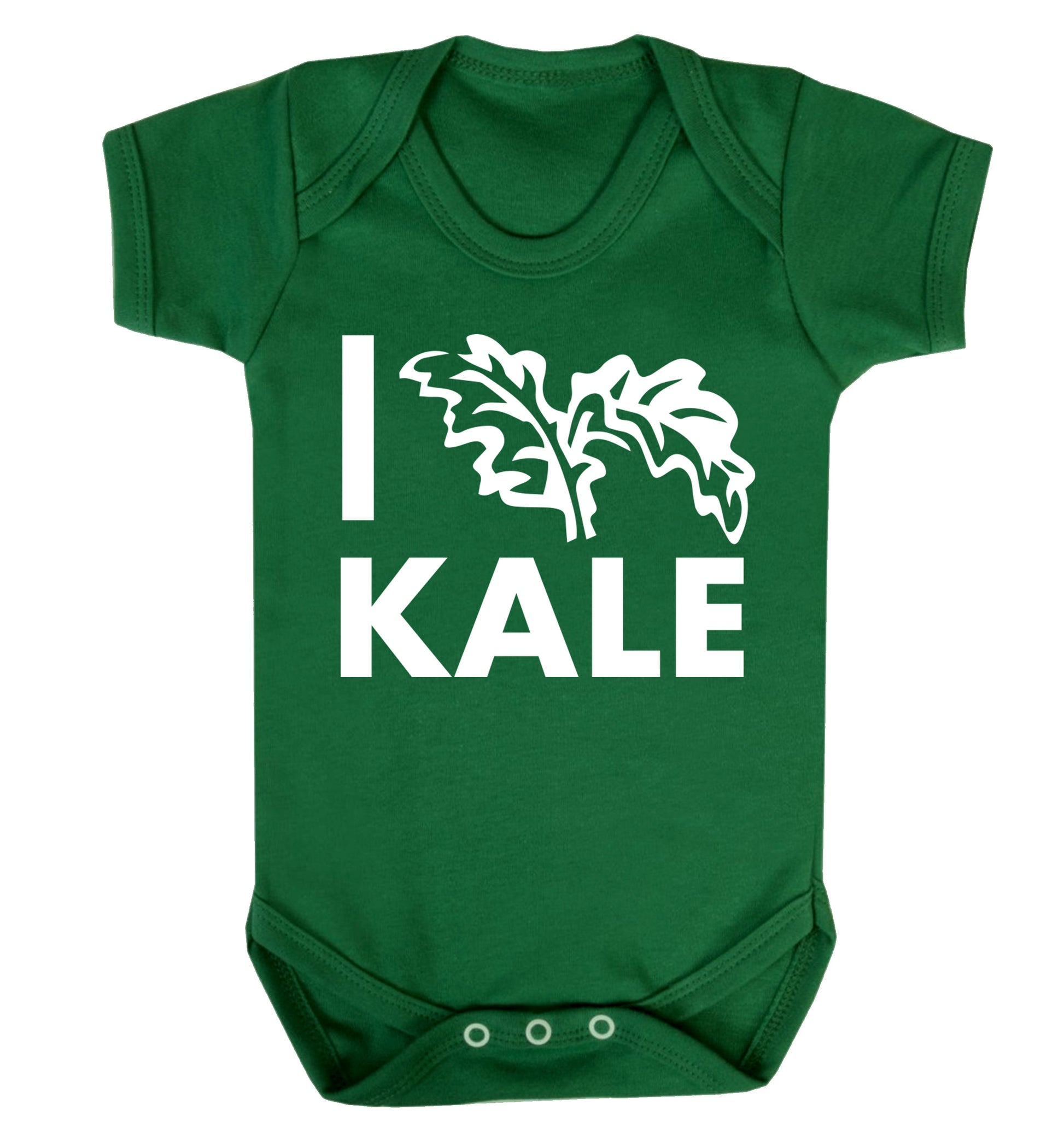 I love kale Baby Vest green 18-24 months