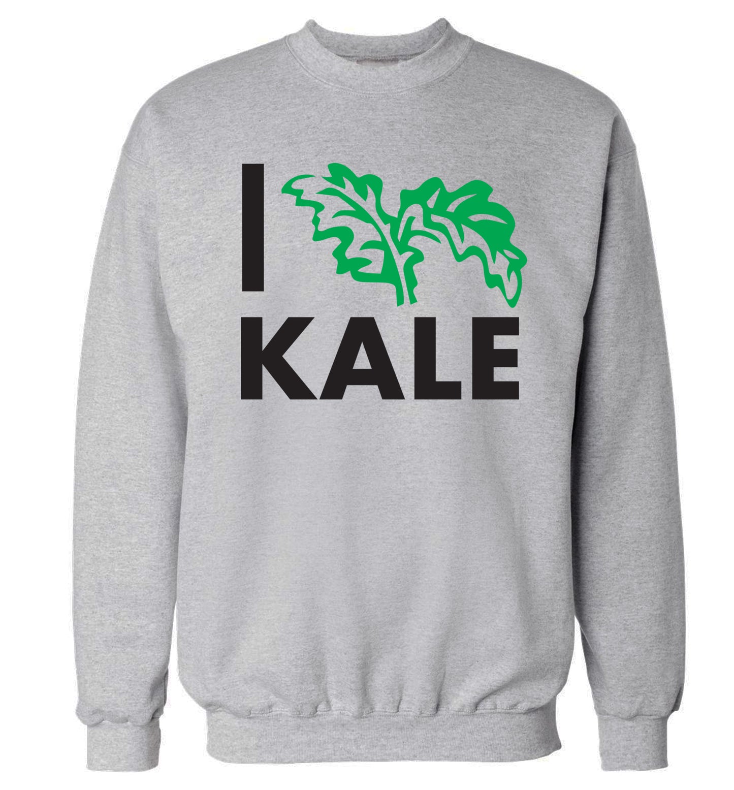 I love kale Adult's unisex grey Sweater 2XL