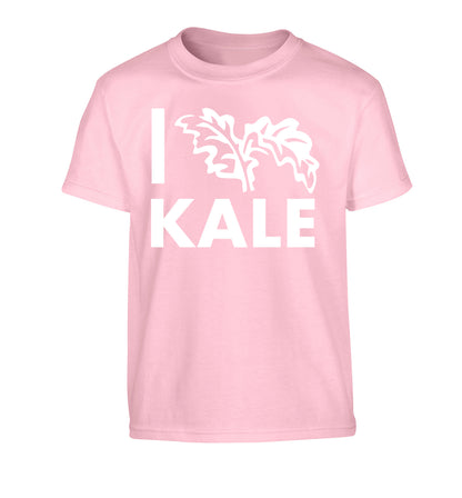 I love kale Children's light pink Tshirt 12-14 Years