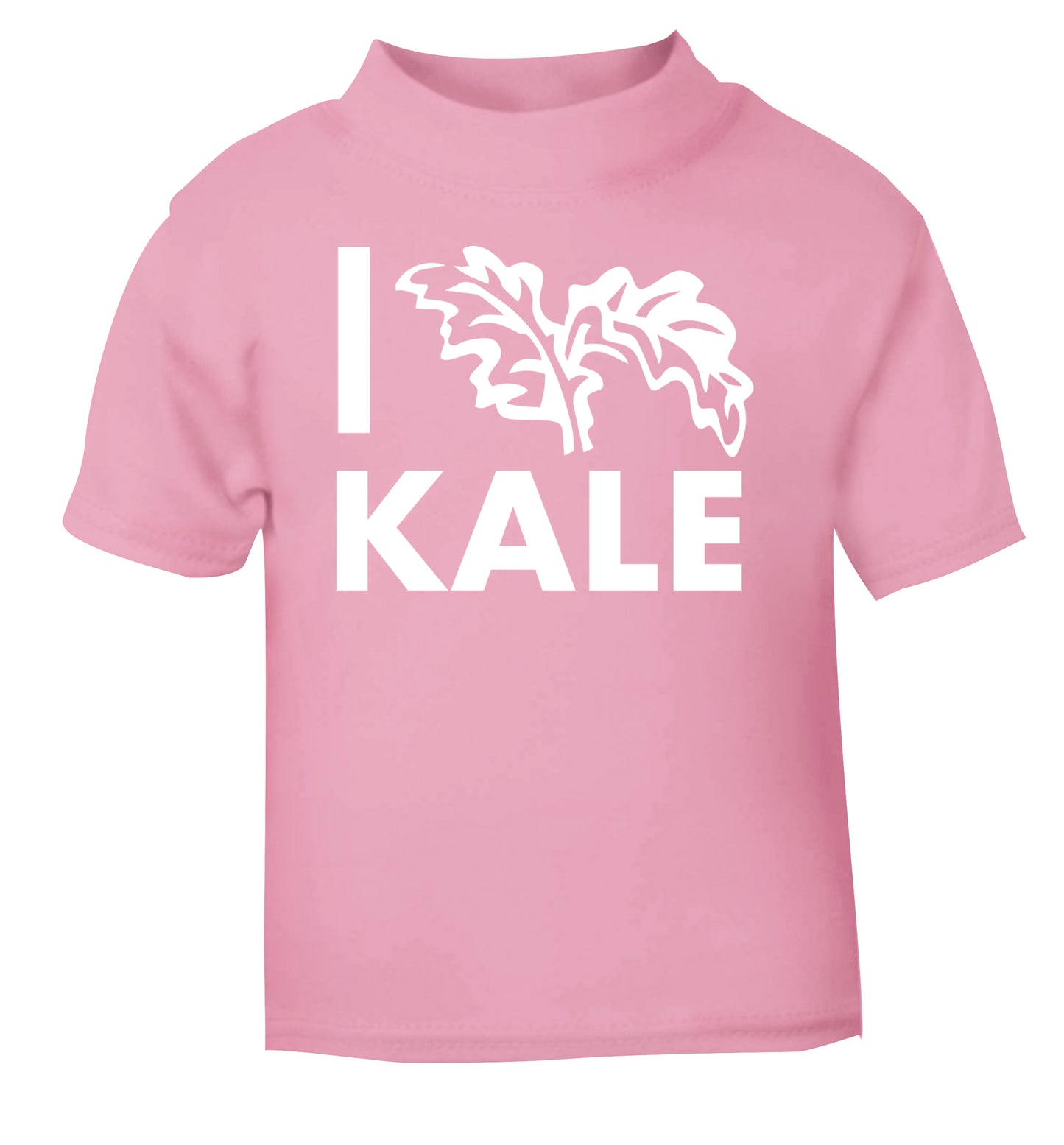I love kale light pink Baby Toddler Tshirt 2 Years