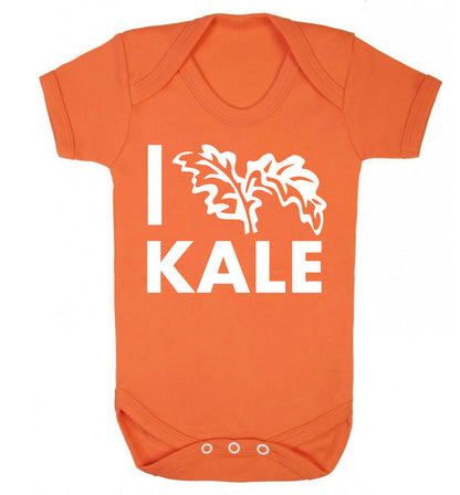 I love kale Baby Vest orange 18-24 months