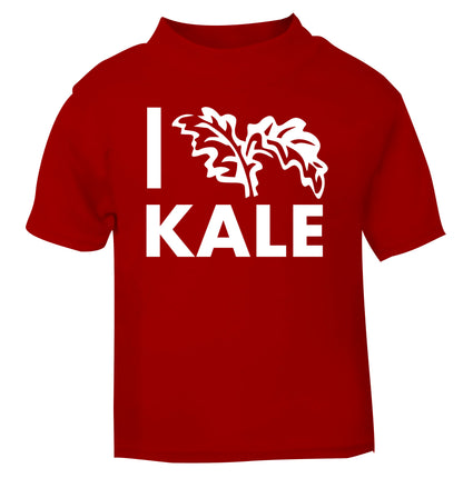 I love kale red Baby Toddler Tshirt 2 Years