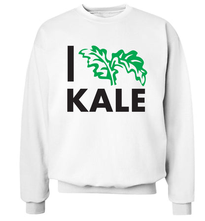 I love kale Adult's unisex white Sweater 2XL