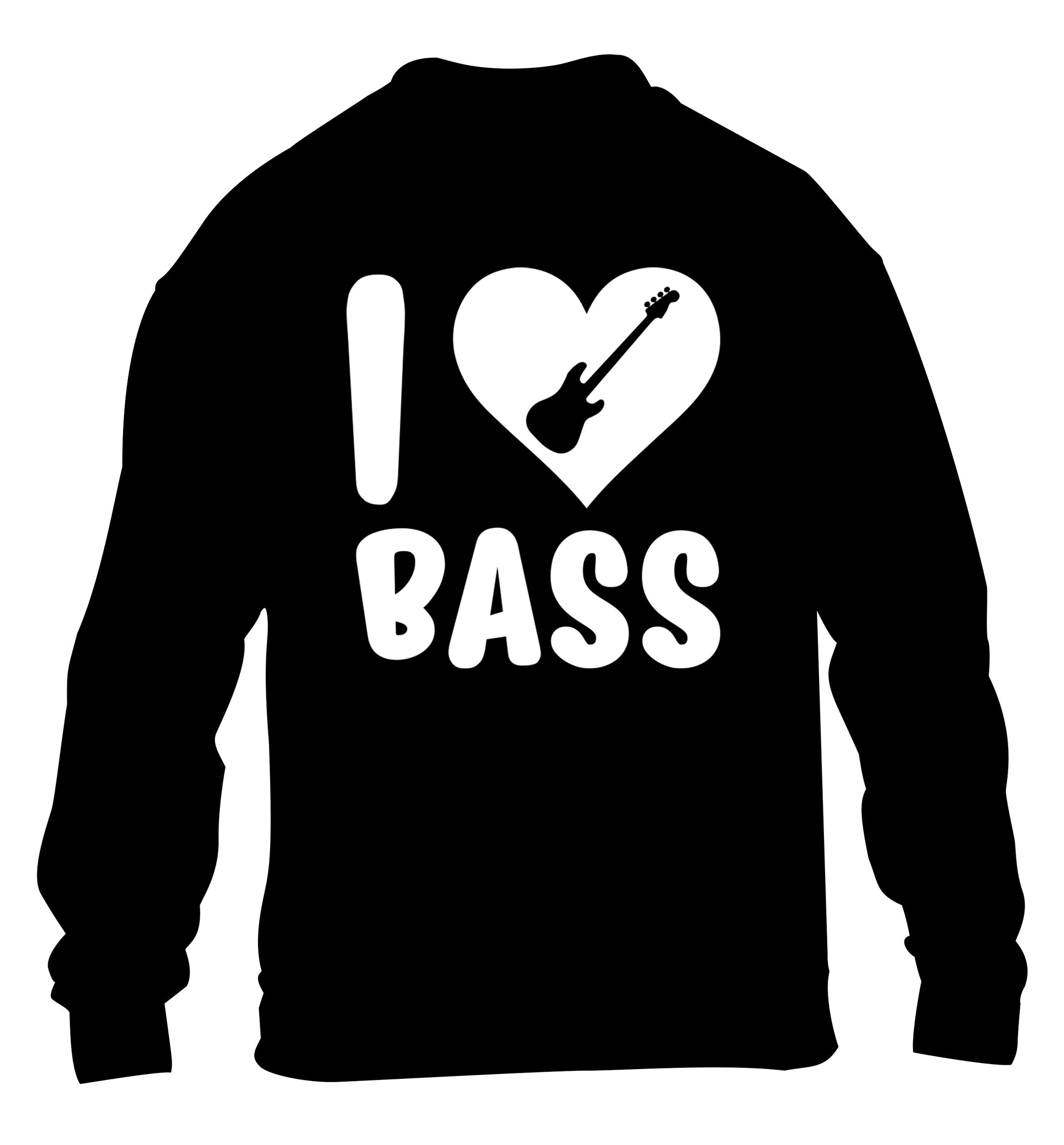 I love bass children's black sweater 12-14 Years