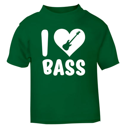 I love bass green Baby Toddler Tshirt 2 Years