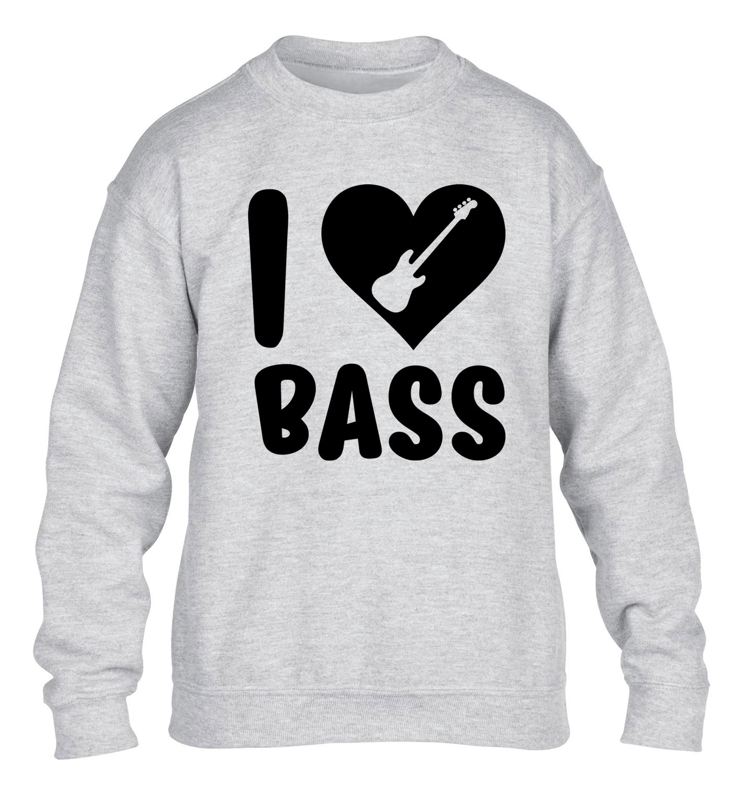 I love bass children's grey sweater 12-14 Years