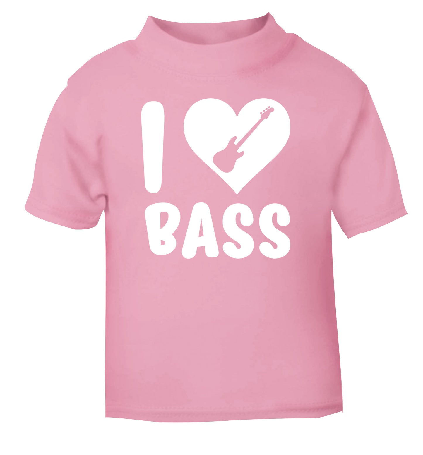 I love bass light pink Baby Toddler Tshirt 2 Years