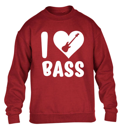I love bass children's grey sweater 12-14 Years