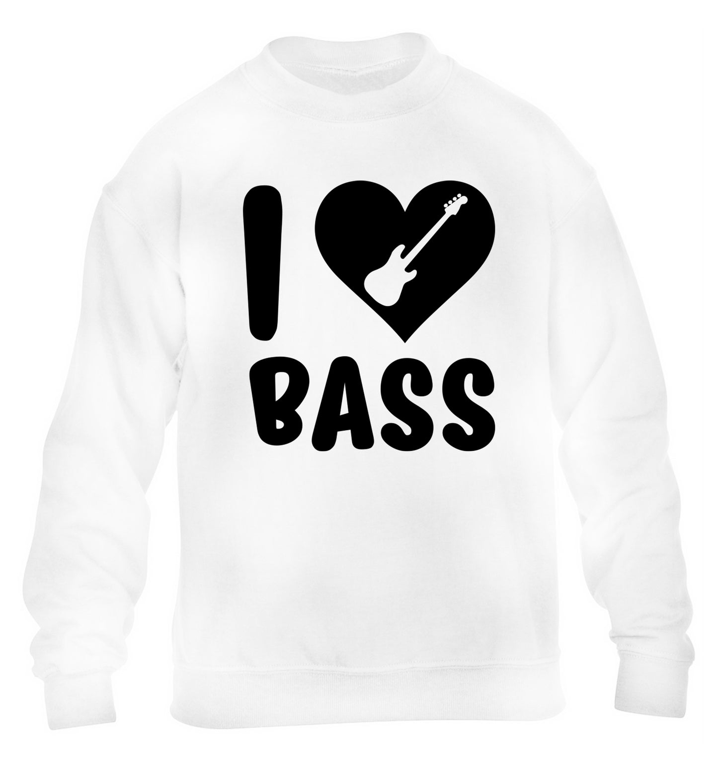 I love bass children's white sweater 12-14 Years