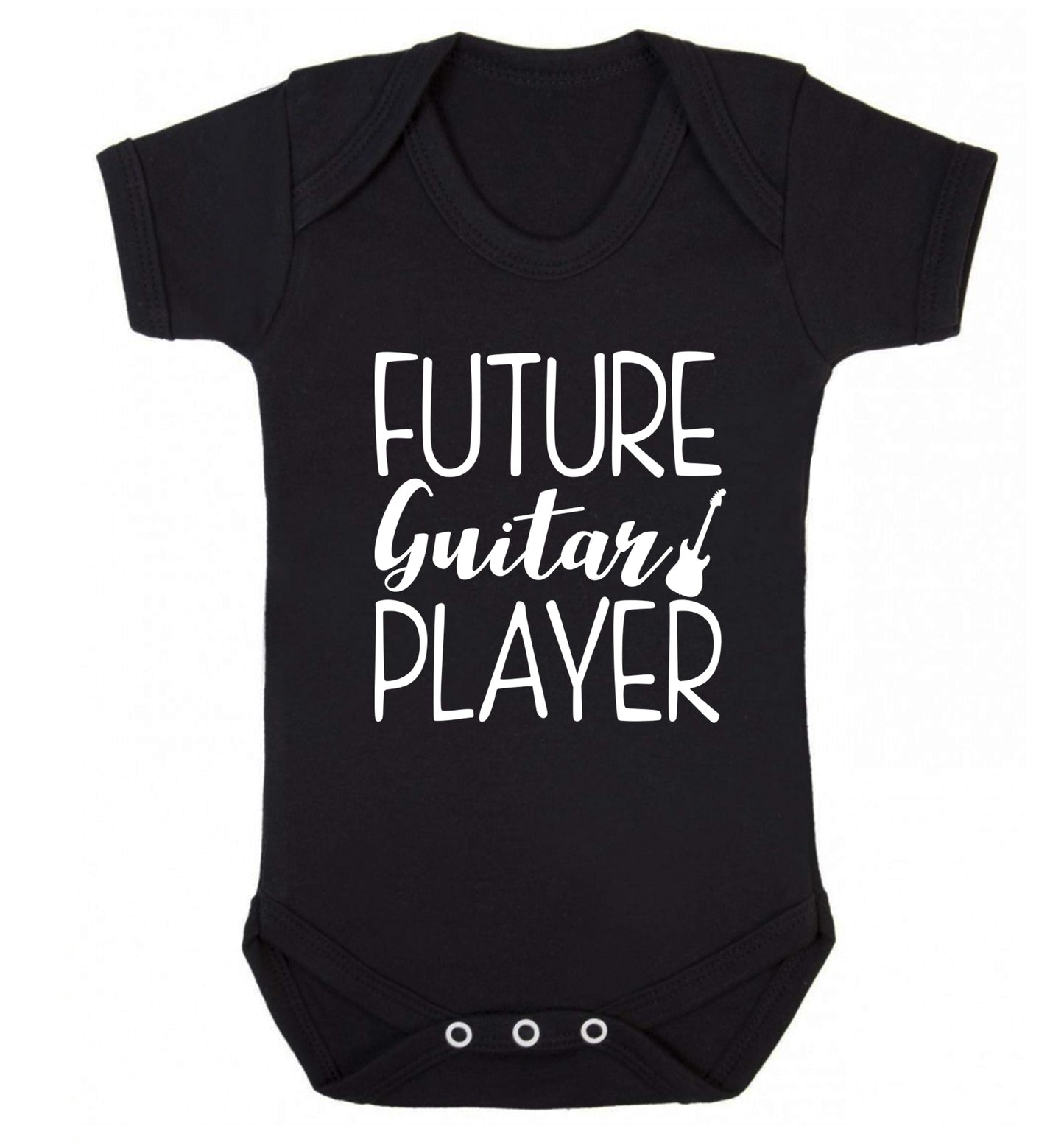 Future guitar player Baby Vest black 18-24 months