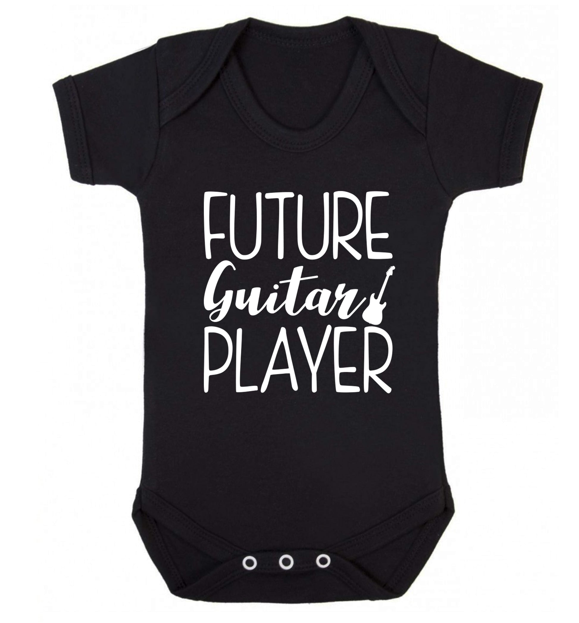 Future guitar player Baby Vest black 18-24 months
