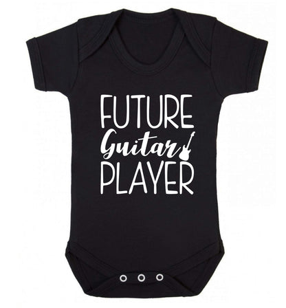 Future guitar player Baby Vest black 18-24 months