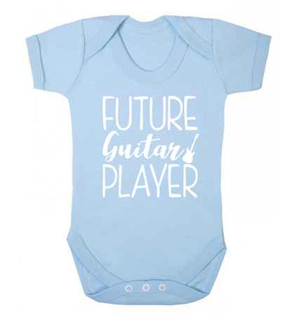 Future guitar player Baby Vest pale blue 18-24 months