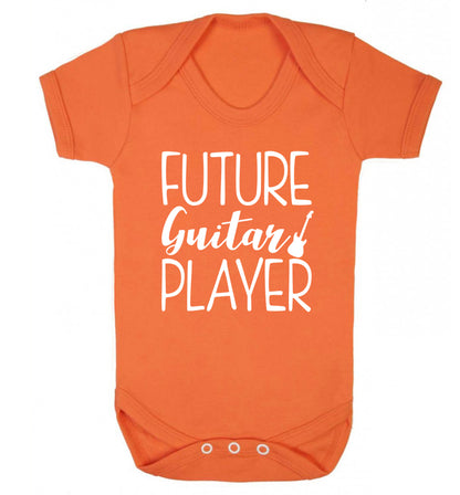 Future guitar player Baby Vest orange 18-24 months