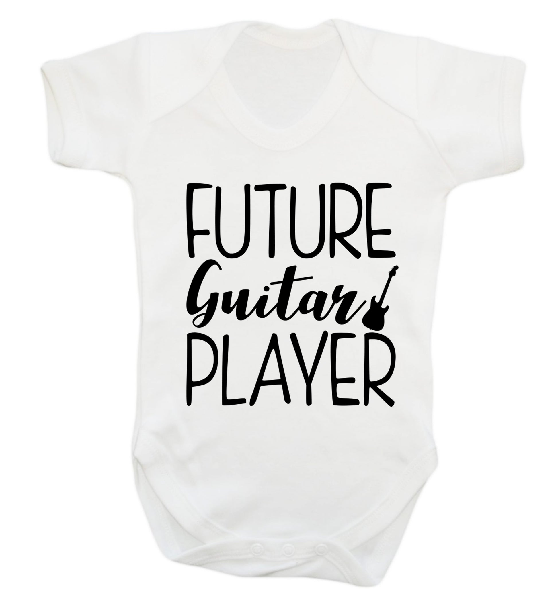 Future guitar player Baby Vest white 18-24 months