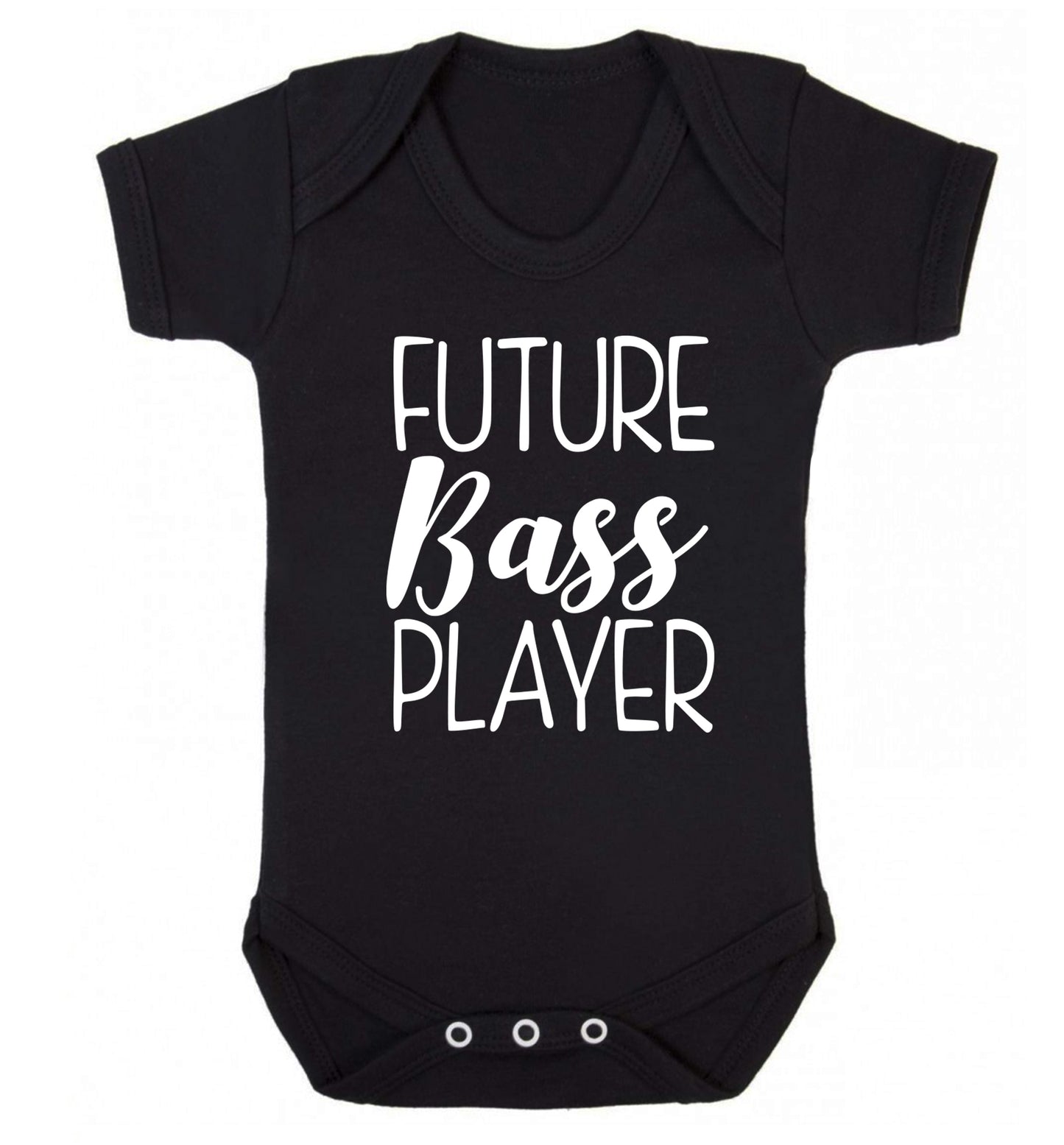 Future bass player Baby Vest black 18-24 months