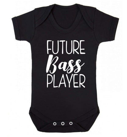 Future bass player Baby Vest black 18-24 months