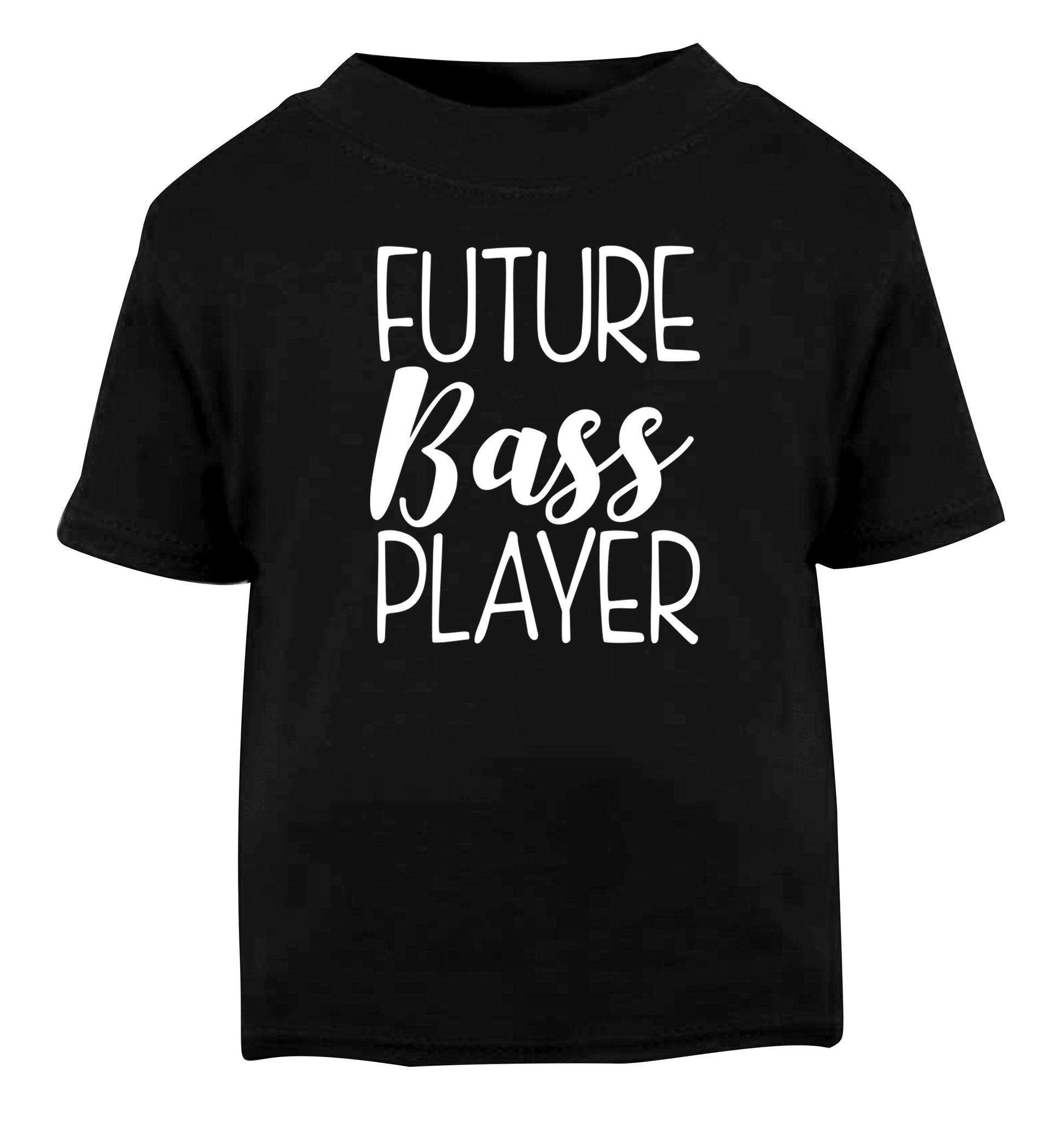 Future bass player Black Baby Toddler Tshirt 2 years