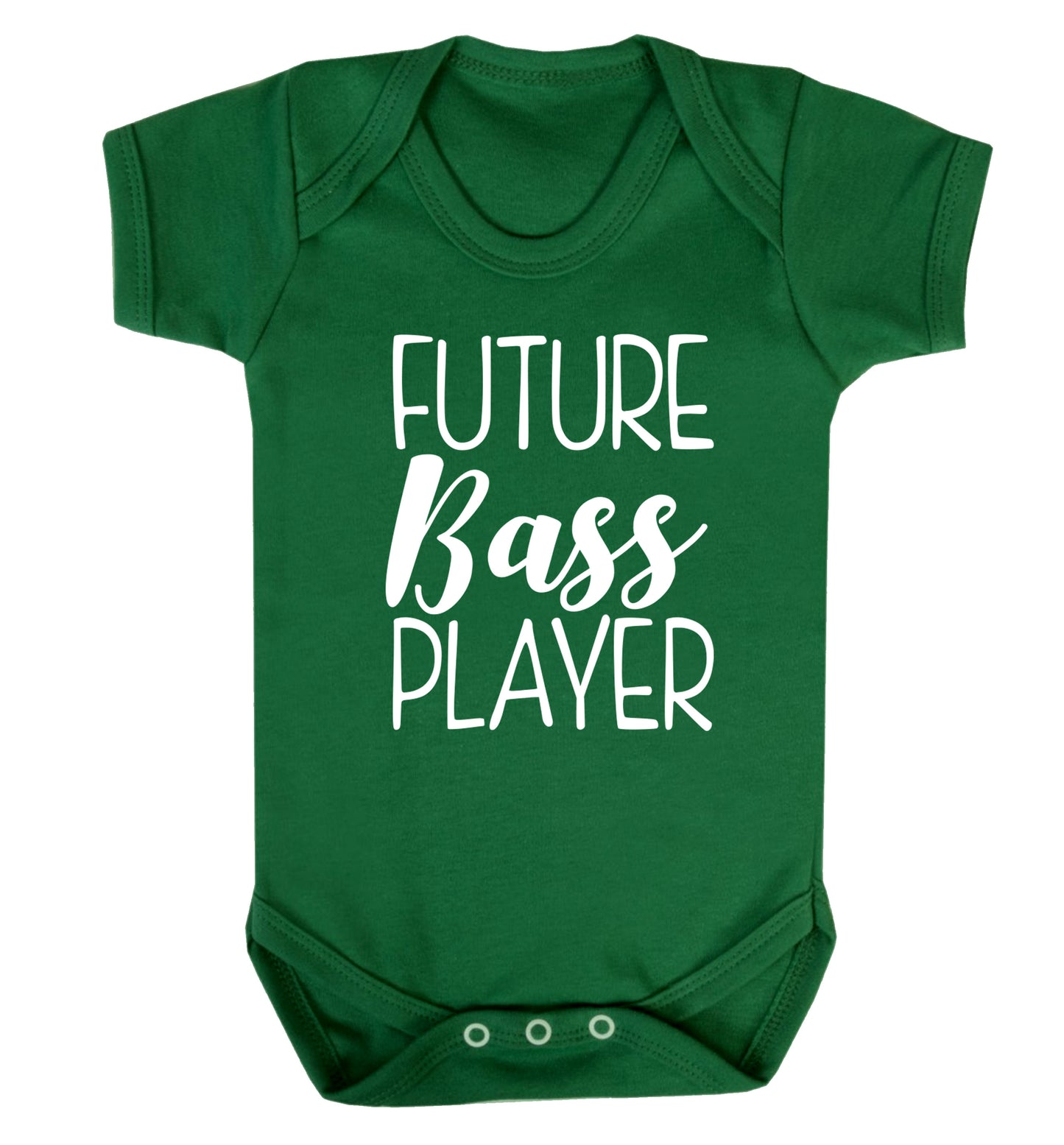Future bass player Baby Vest green 18-24 months