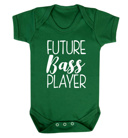 Future bass player Baby Vest green 18-24 months