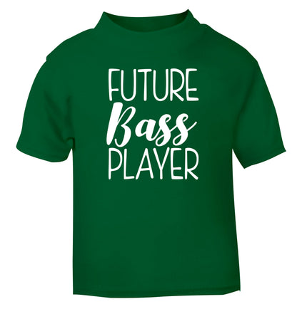 Future bass player green Baby Toddler Tshirt 2 Years