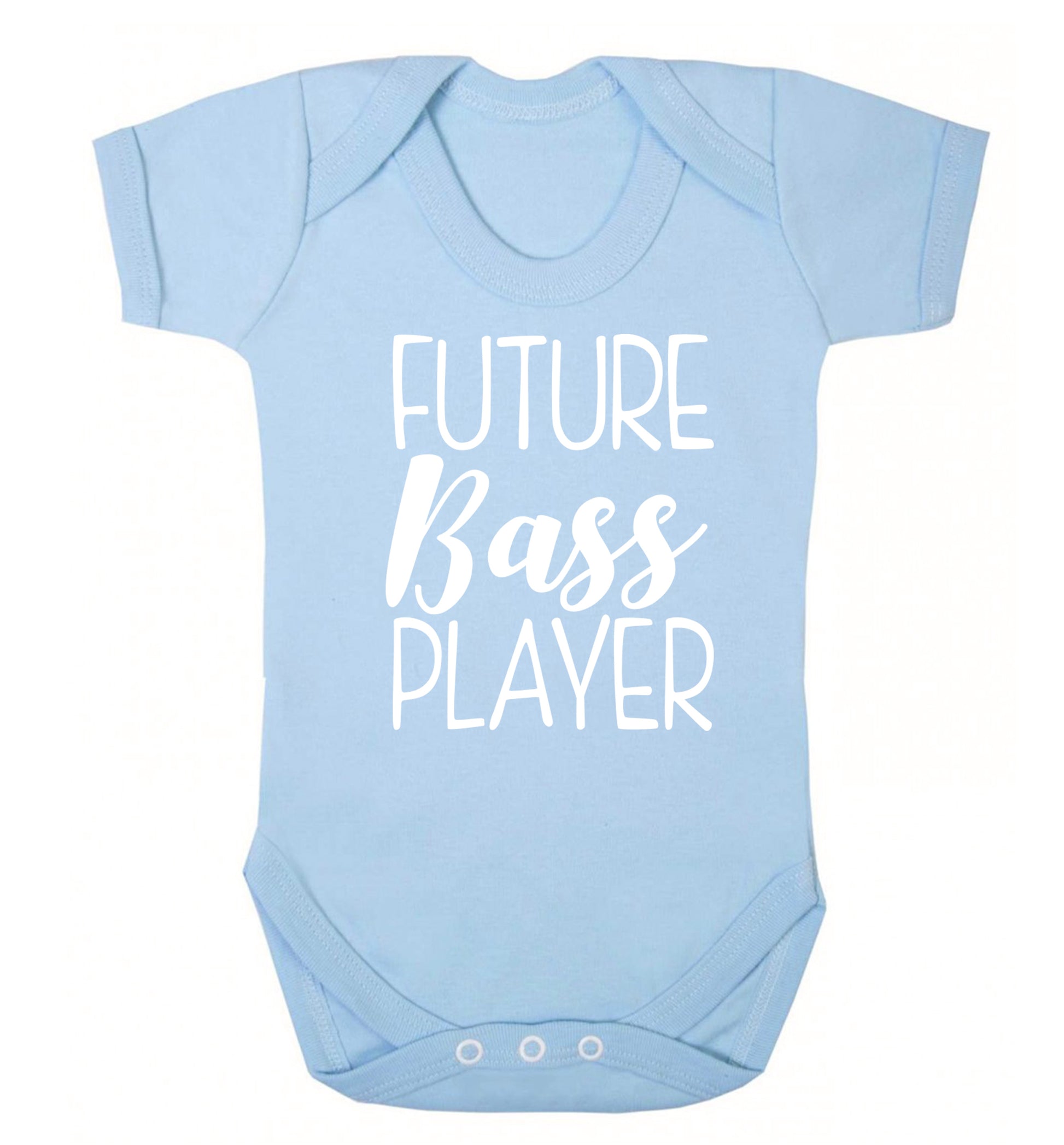 Future bass player Baby Vest pale blue 18-24 months