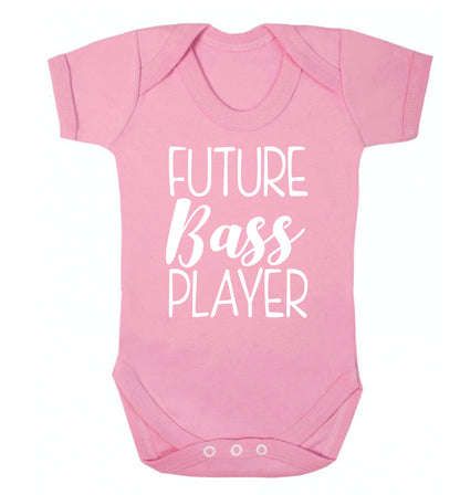 Future bass player Baby Vest pale pink 18-24 months