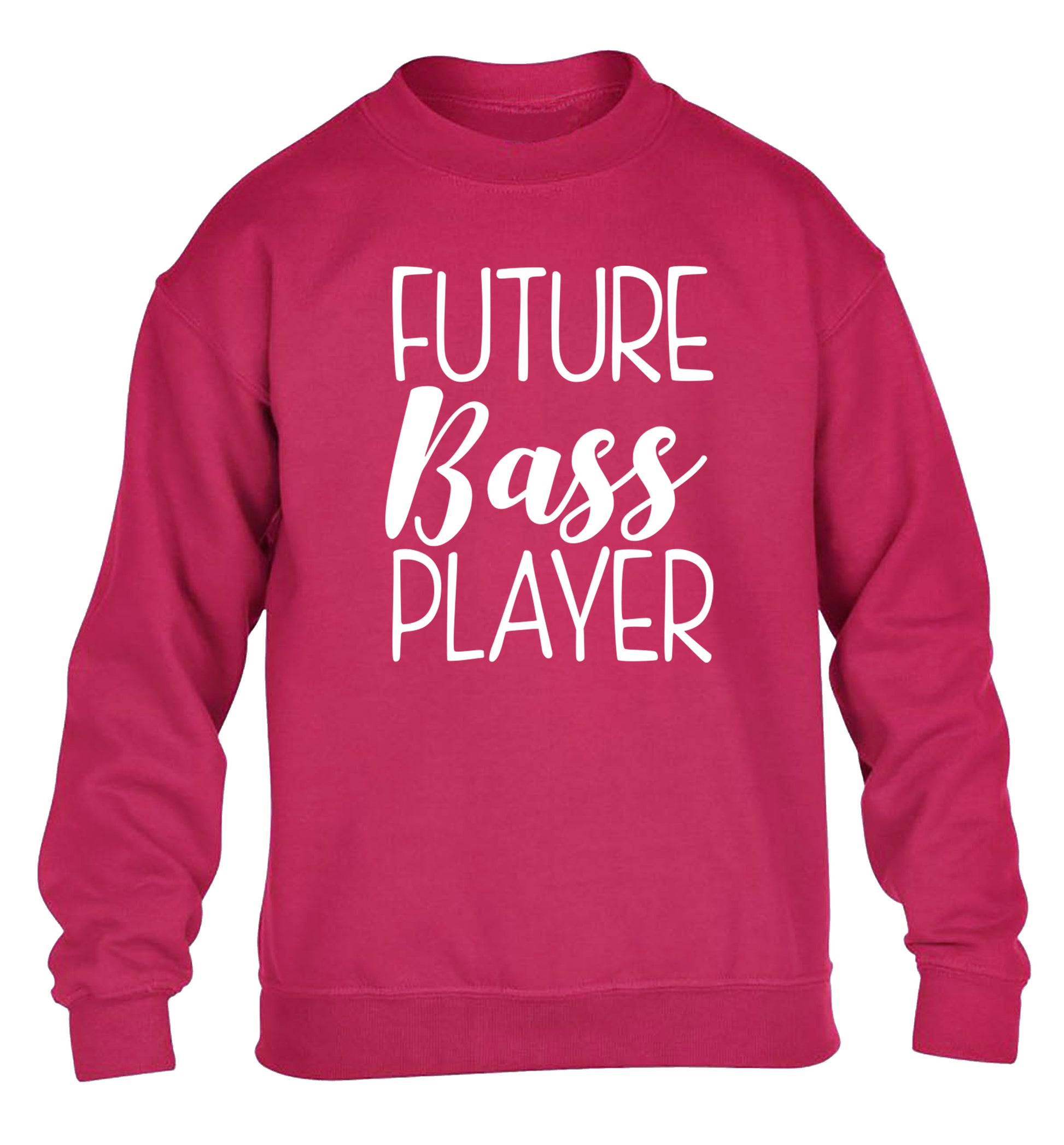 Future bass player children's pink sweater 12-14 Years