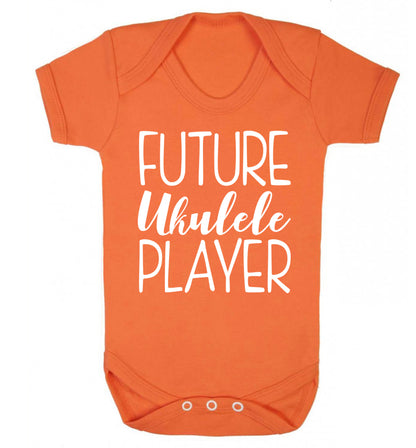 Future ukulele player Baby Vest orange 18-24 months